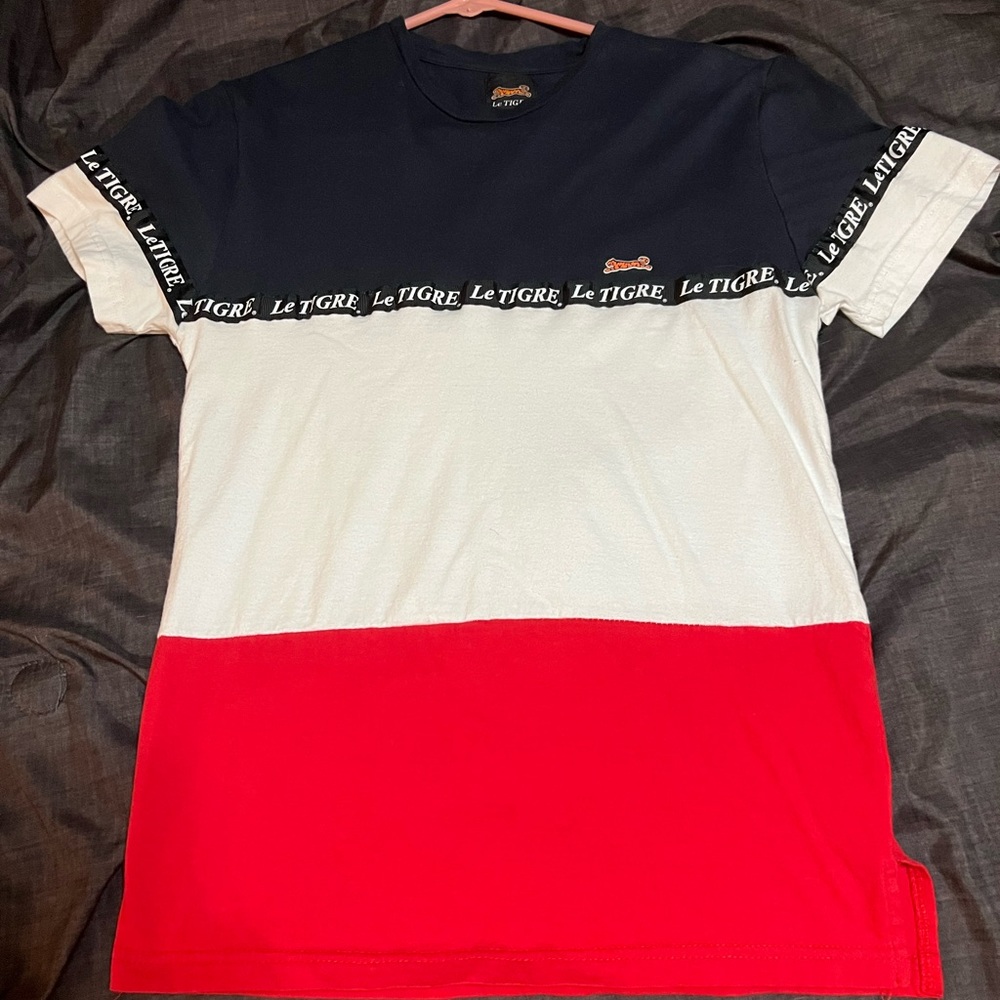 Vintage Le Tigre Blue/White/Red T-Shirt